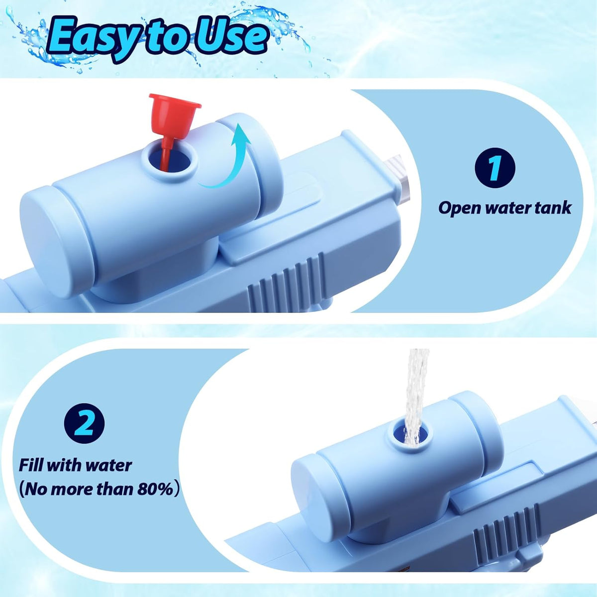 PERA FASHION Two-Way Reverse Water Squirt Prank Toy