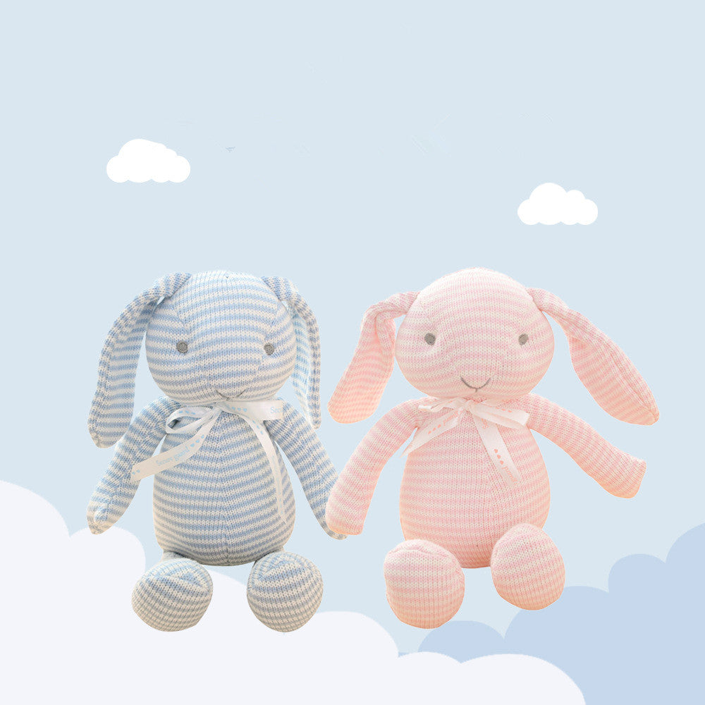 PERA FASHION Knitted Animal Comfort Doll
