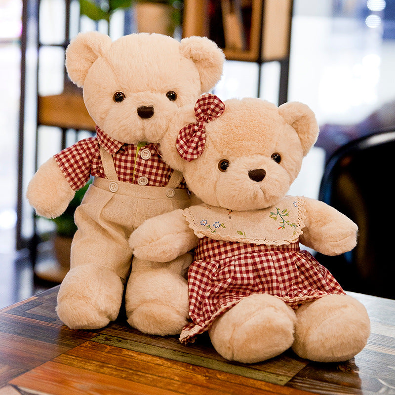 PERA FASHION Teddy Bear Doll, cute teddy bears dressed in playful outfits, perfect for children&