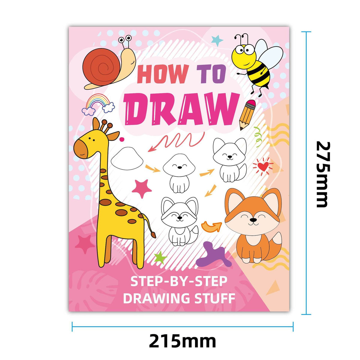 PERA FASHION Simple Animal Coloring Activity Book for Kids