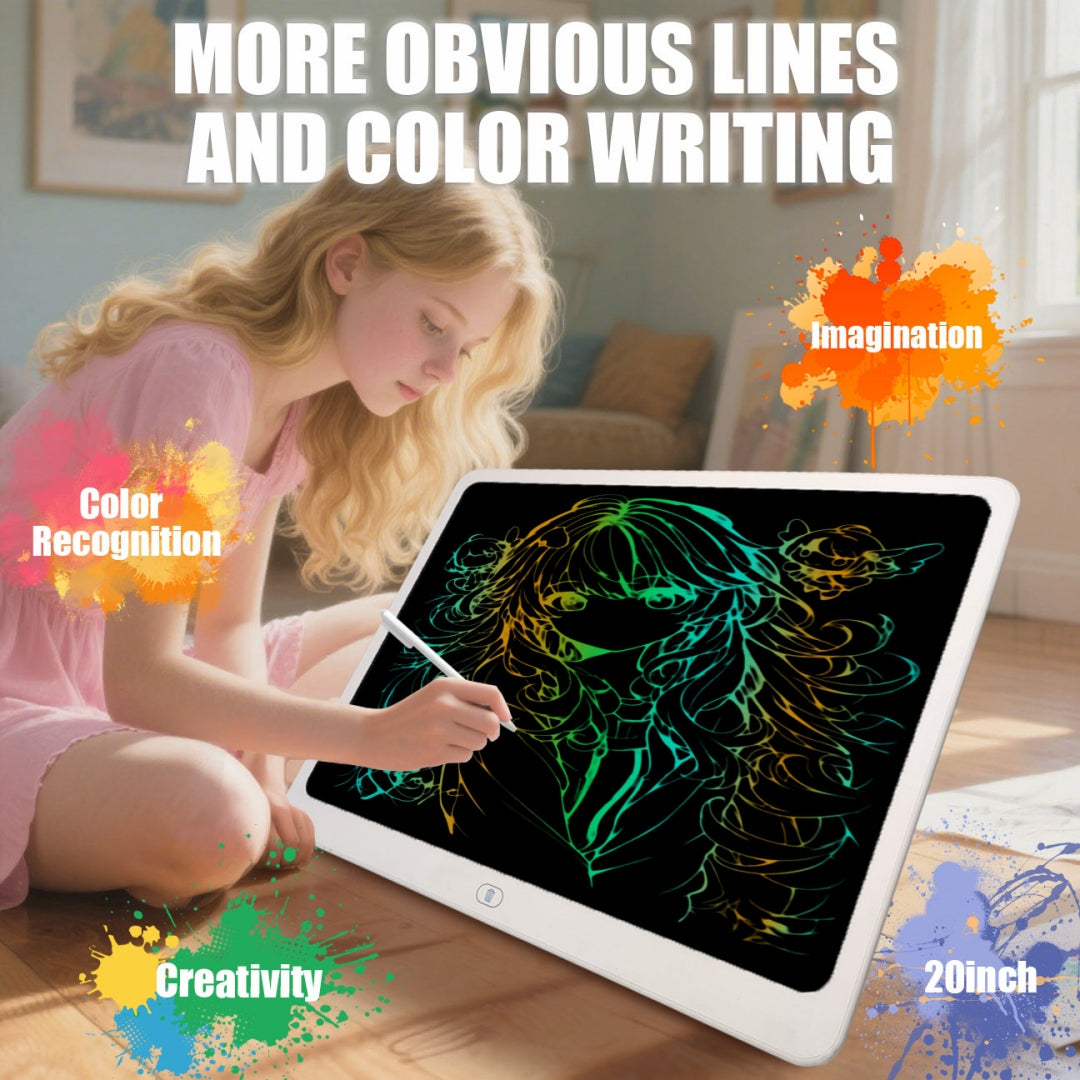 PERA FASHION 20-Inch LCD Writing Tablet for Kids