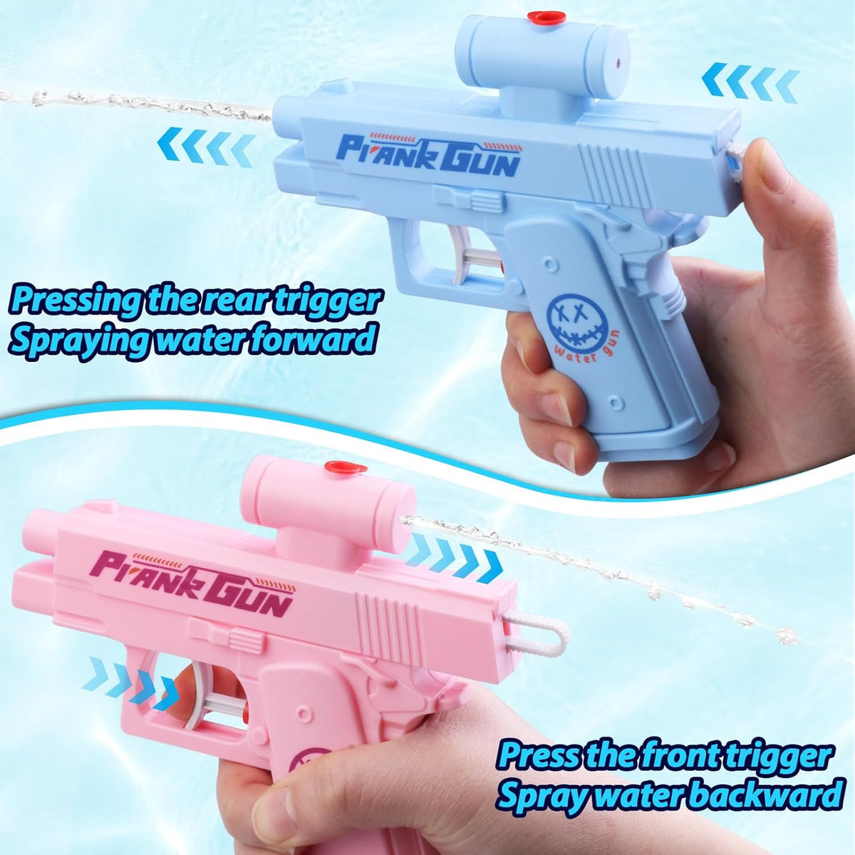 PERA FASHION Two-Way Reverse Water Squirt Prank Toy