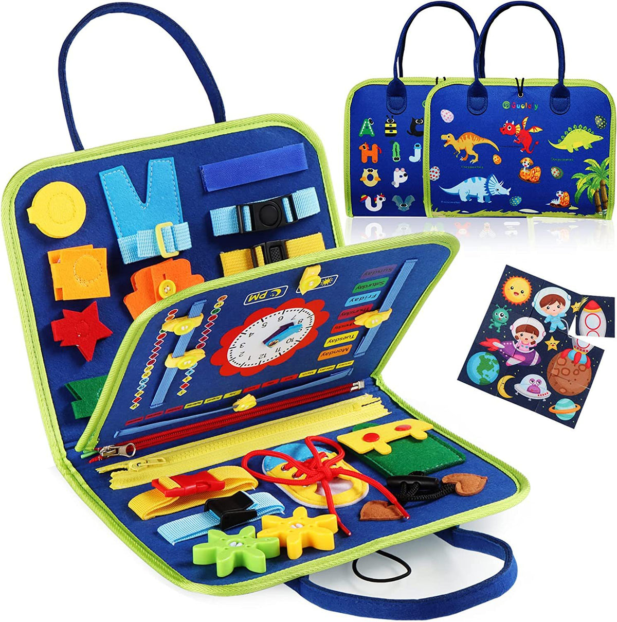 PERA FASHION Kids Felt Educational Activity Board
