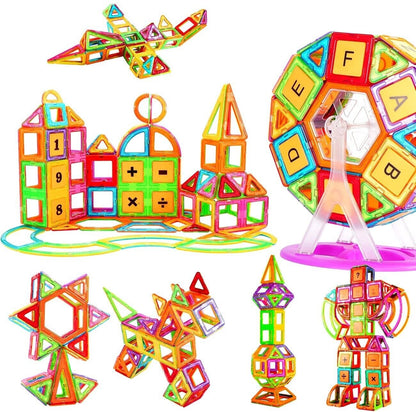 PERA FASHION 110 Piece Magnetic Construction Toy Set