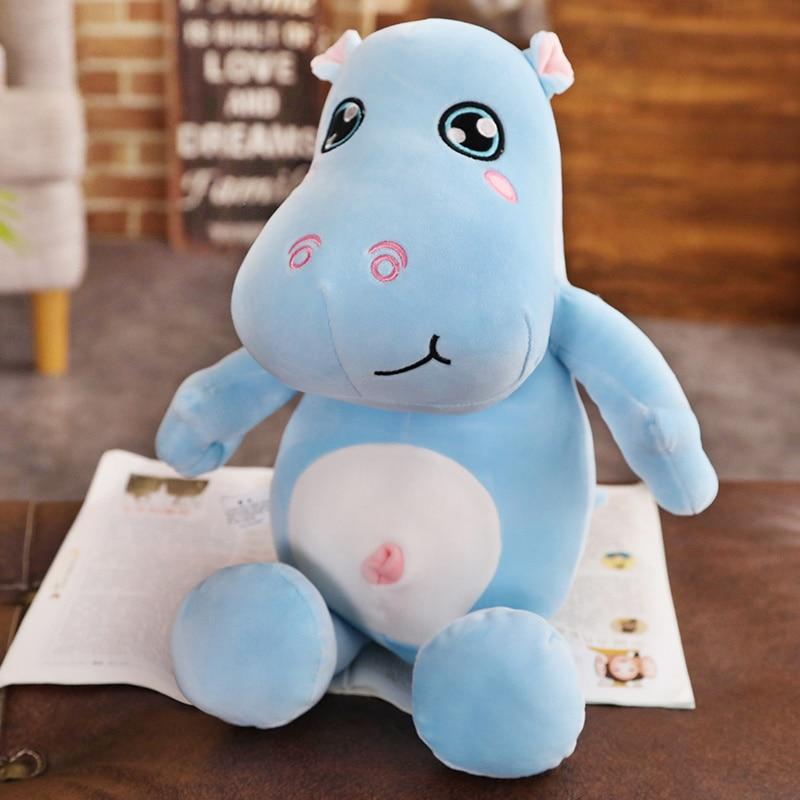 PERA FASHION Cute Hippo Plush Cushion
