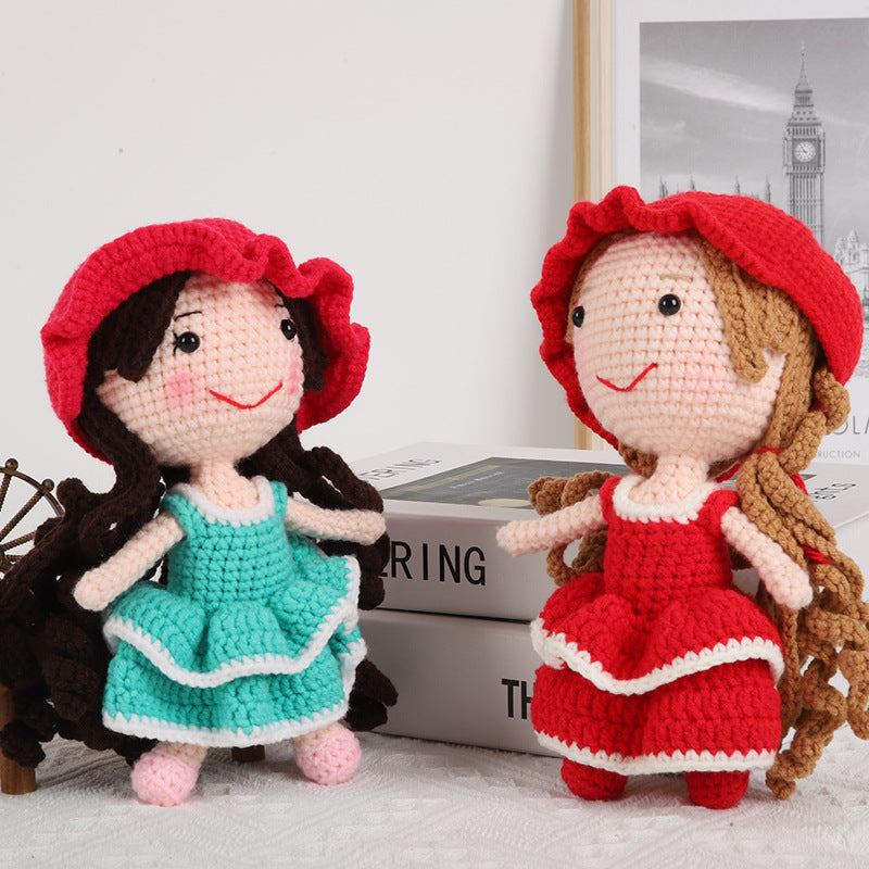 PERA FASHION Knitted Wool Animal Doll for Kid