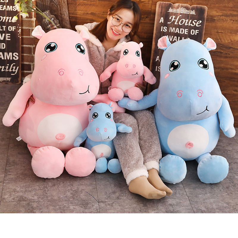 PERA FASHION Cute Hippo Plush Cushion