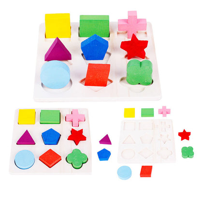 PERA FASHION Montessori Shape Matching Board