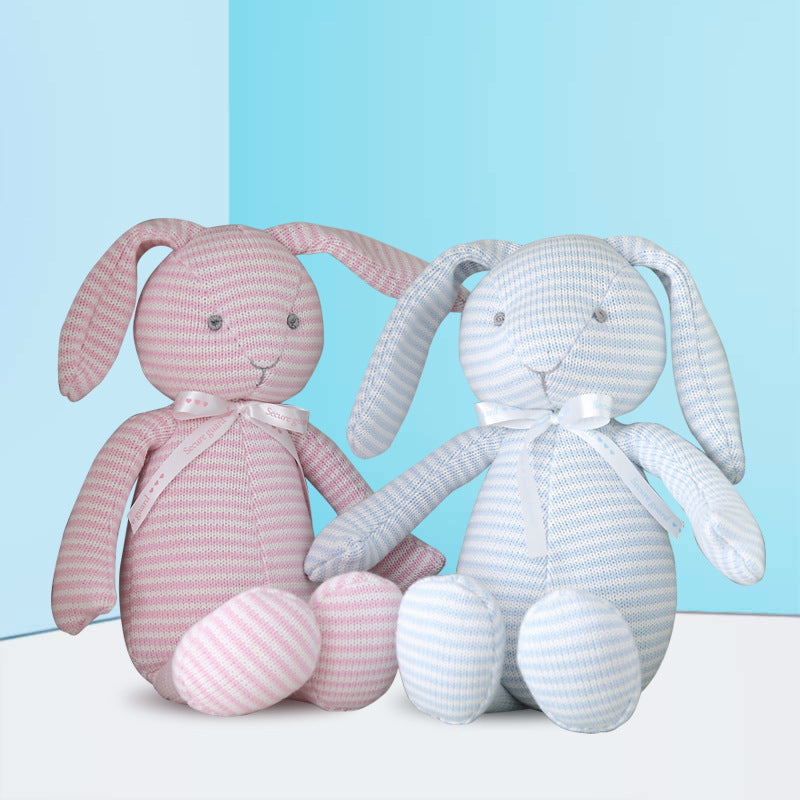 PERA FASHION Knitted Animal Comfort Doll