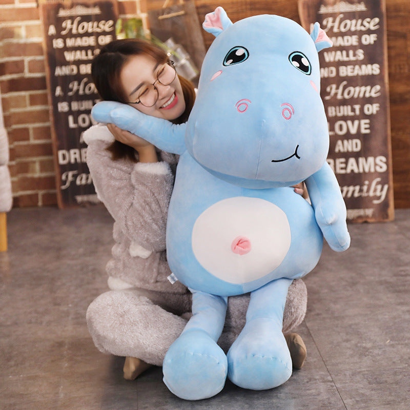 PERA FASHION Cute Hippo Plush Cushion