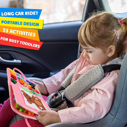 PERA FASHION Kids Felt Educational Activity Board