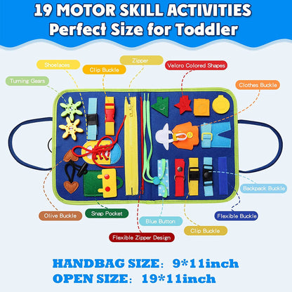 PERA FASHION Kids Felt Educational Activity Board