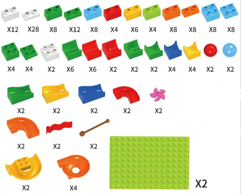 PERA FASHION Kids Track Construction Building Set