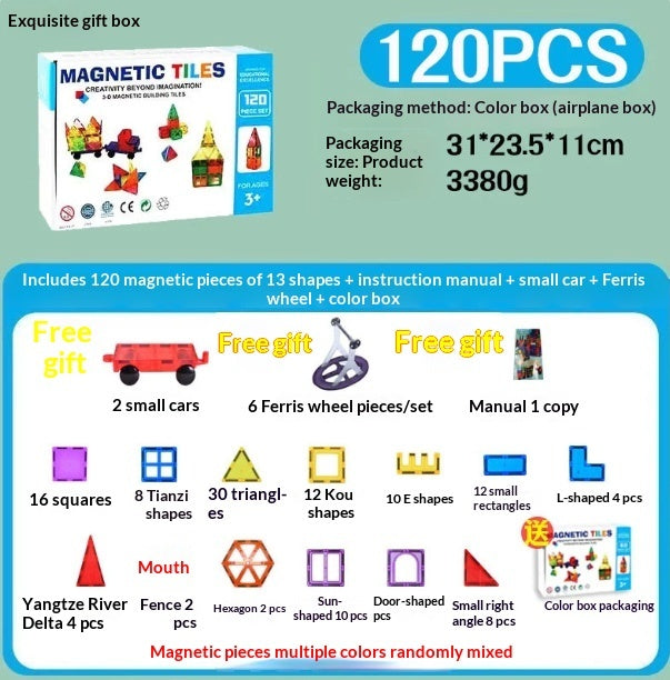 PERA FASHION Magnetic STEM Magnet Blocks for Kids