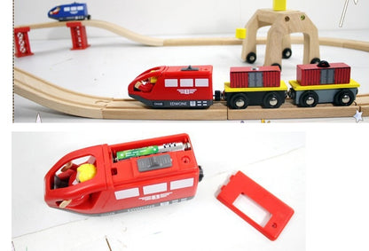 PERA FASHION Kids Electric Rail Car Toy