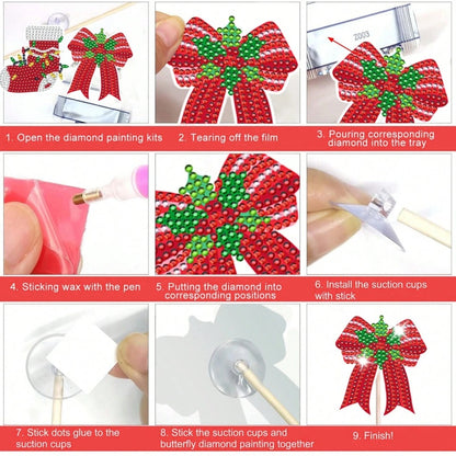 PERA FASHION Christmas Diamond Painting Garden Decoration Set