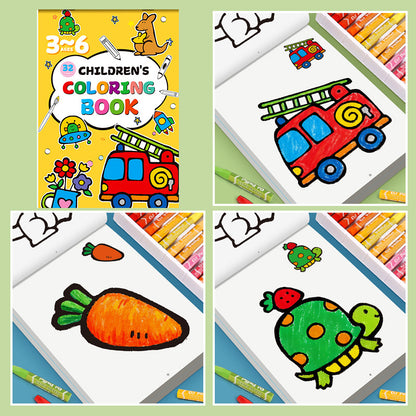 PERA FASHION Cartoon Traffic Kids Doodle Coloring Book