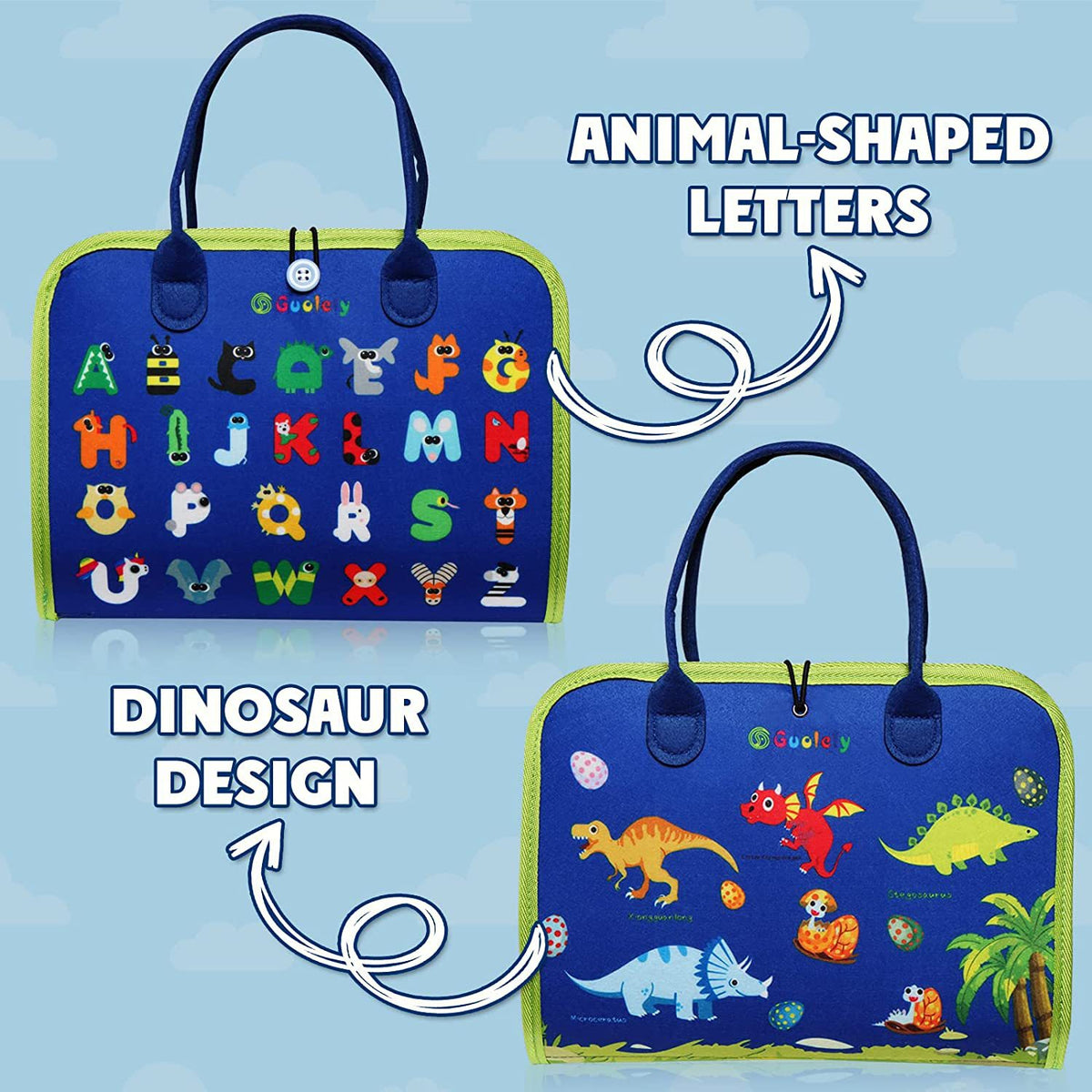PERA FASHION Kids Felt Educational Activity Board