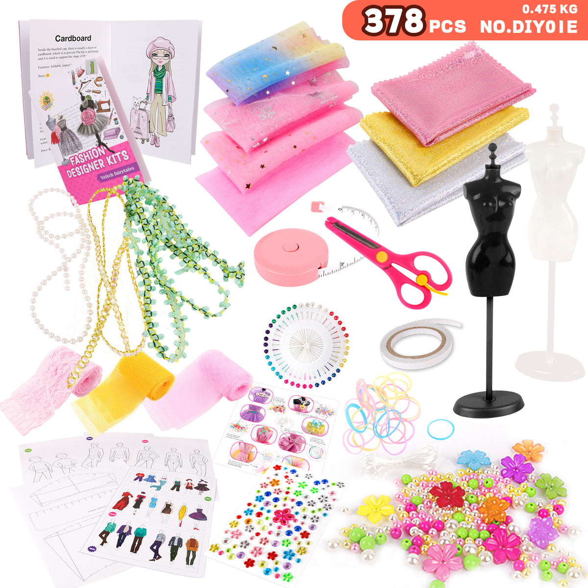PERA FASHION Children’s Craft Materials Toy Fabrics Sewing Craft Kits