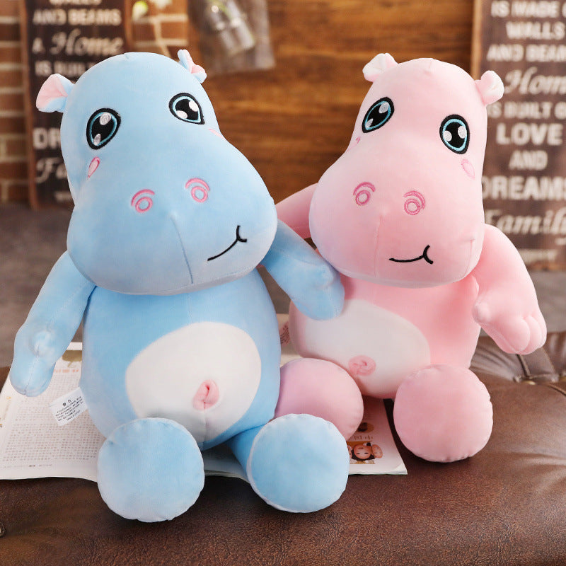 PERA FASHION Cute Hippo Plush Cushion