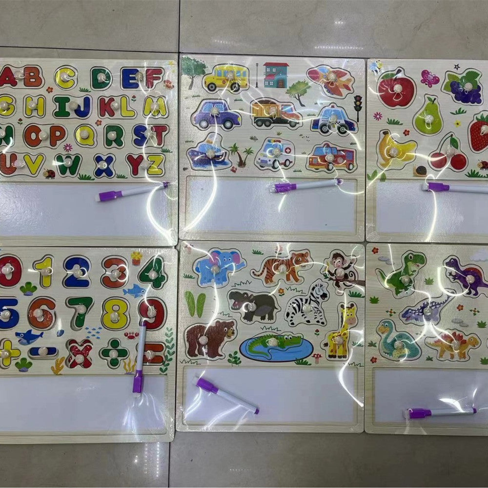 PERA FASHION Wooden Nail Board Educational Toy