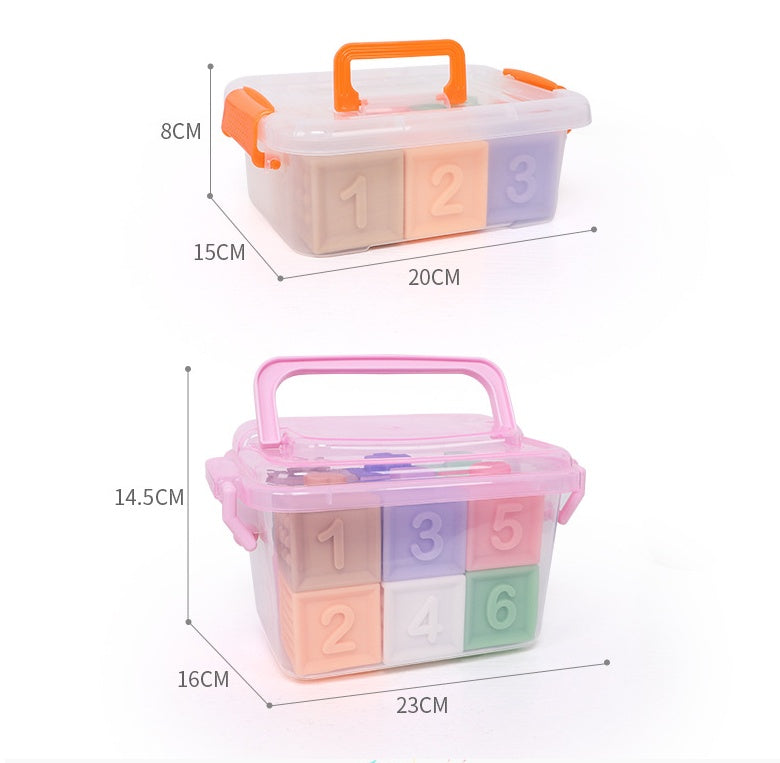 PERA FASHION Soft Textured Building Blocks