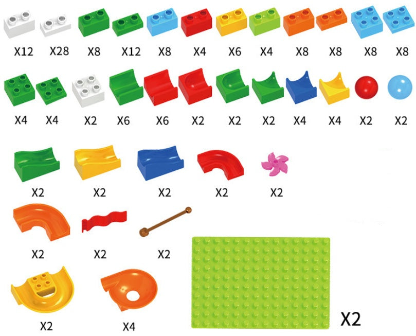 PERA FASHION Kids Track Construction Building Set
