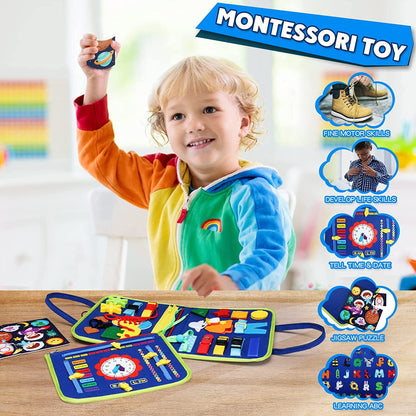 PERA FASHION Kids Felt Educational Activity Board