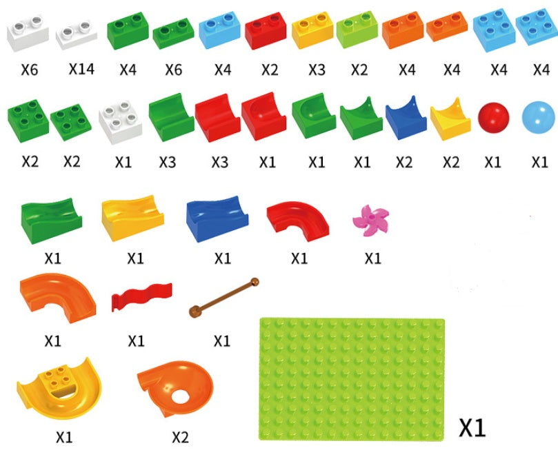 PERA FASHION Kids Track Construction Building Set