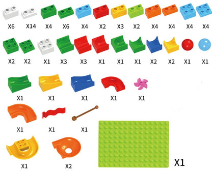 PERA FASHION Kids Track Construction Building Set