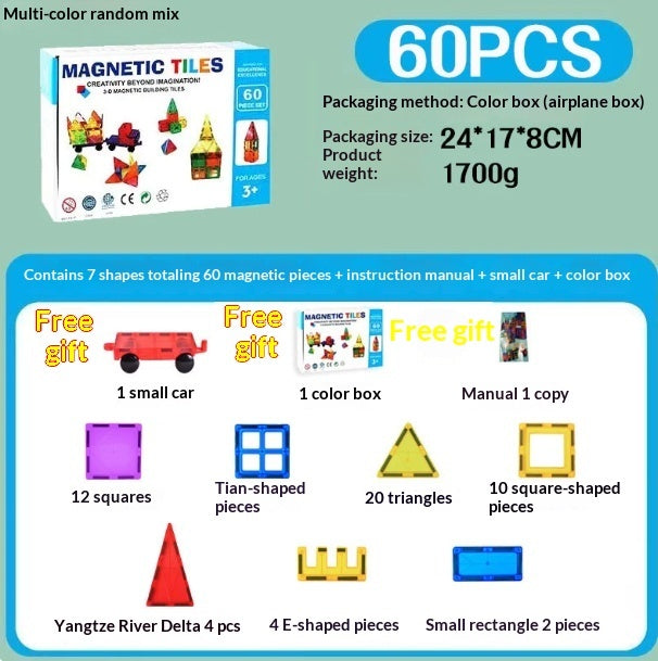 PERA FASHION Magnetic STEM Magnet Blocks for Kids