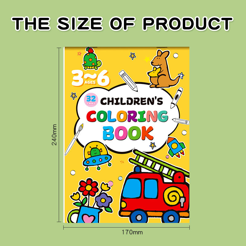 PERA FASHION Cartoon Traffic Kids Doodle Coloring Book