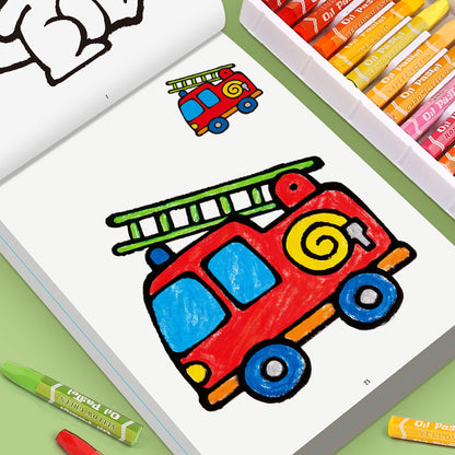 PERA FASHION Cartoon Traffic Kids Doodle Coloring Book
