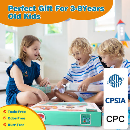 PERA FASHION Montessori Logical Road Builder Puzzle