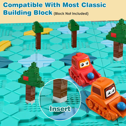PERA FASHION Montessori Logical Road Builder Puzzle