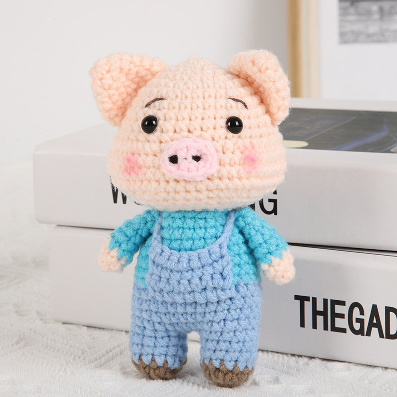 PERA FASHION Knitted Wool Animal Doll for Kid