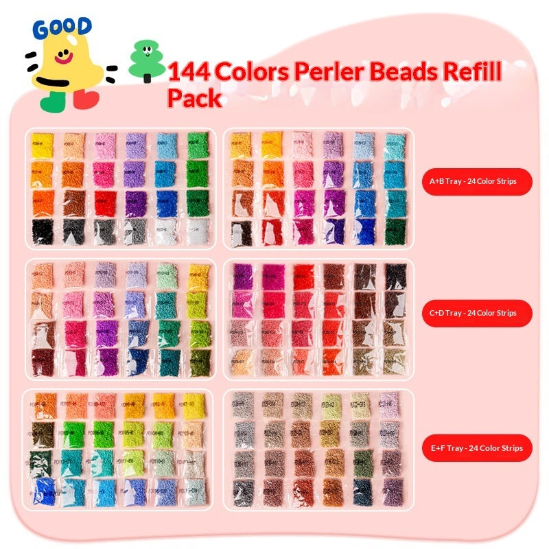 PERA FASHION Bead-Tying Craft Material Refill Set