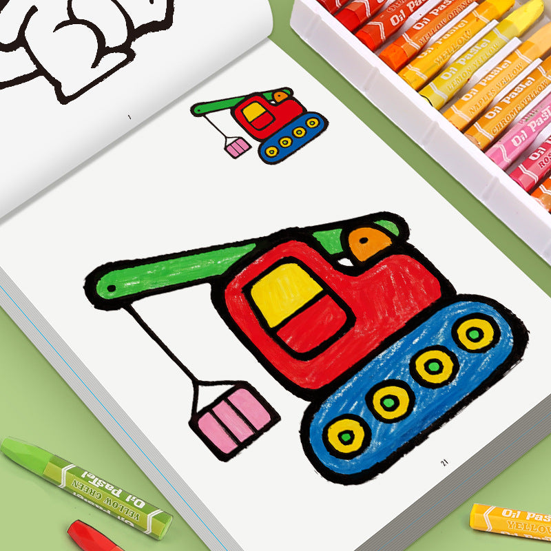 PERA FASHION Cartoon Traffic Kids Doodle Coloring Book