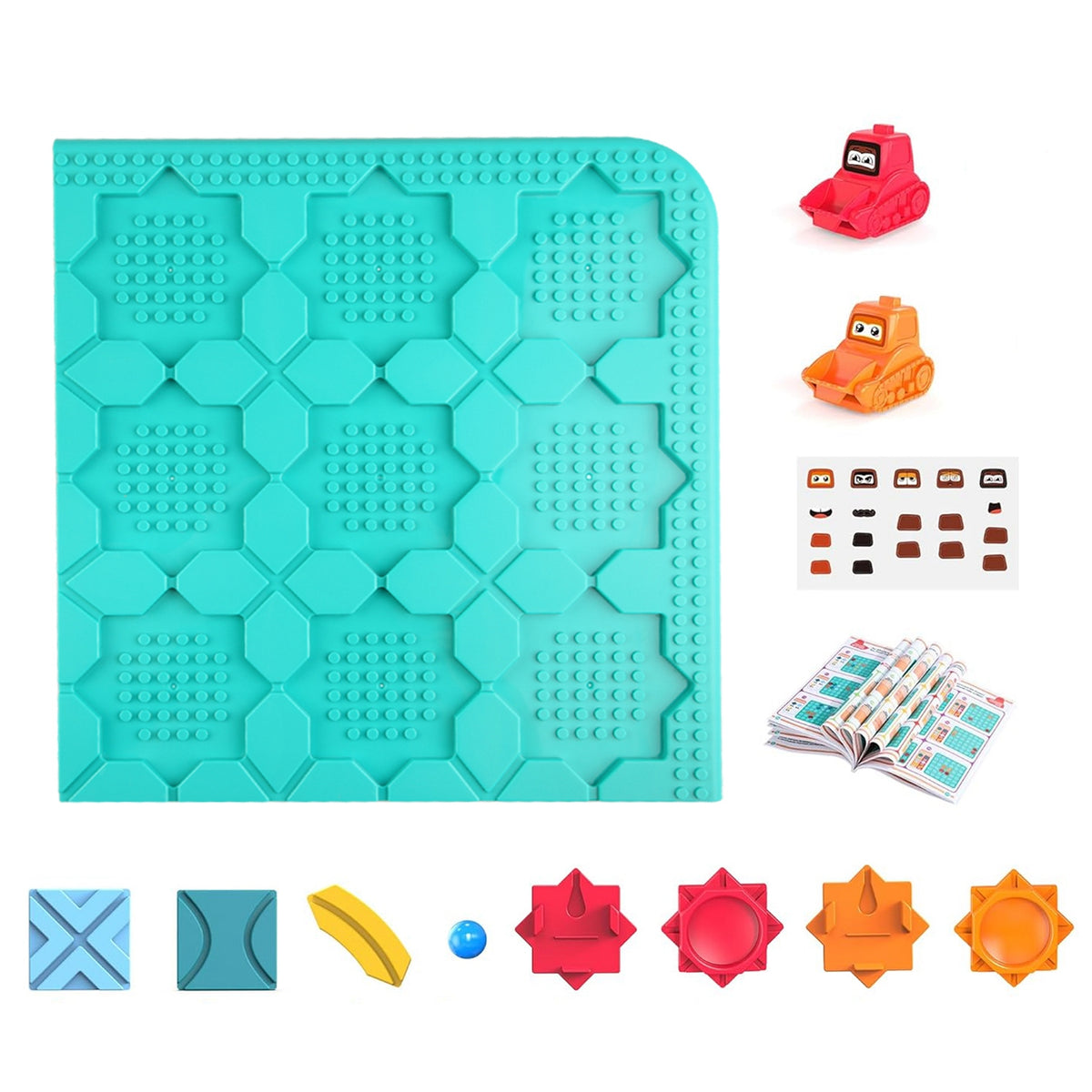 PERA FASHION Montessori Logical Road Builder Puzzle