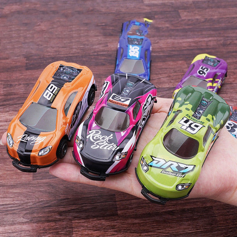 PERA FASHION Bounce Back Catapult Toy Cars