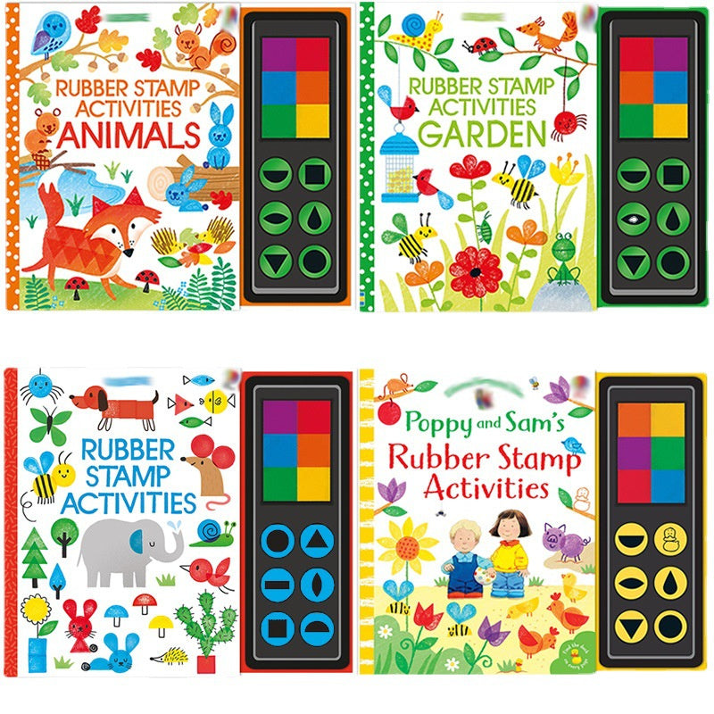 PERA FASHION Kids Stamp Game Finger Coloring Book