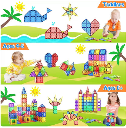 PERA FASHION Magnetic STEM Magnet Blocks for Kids