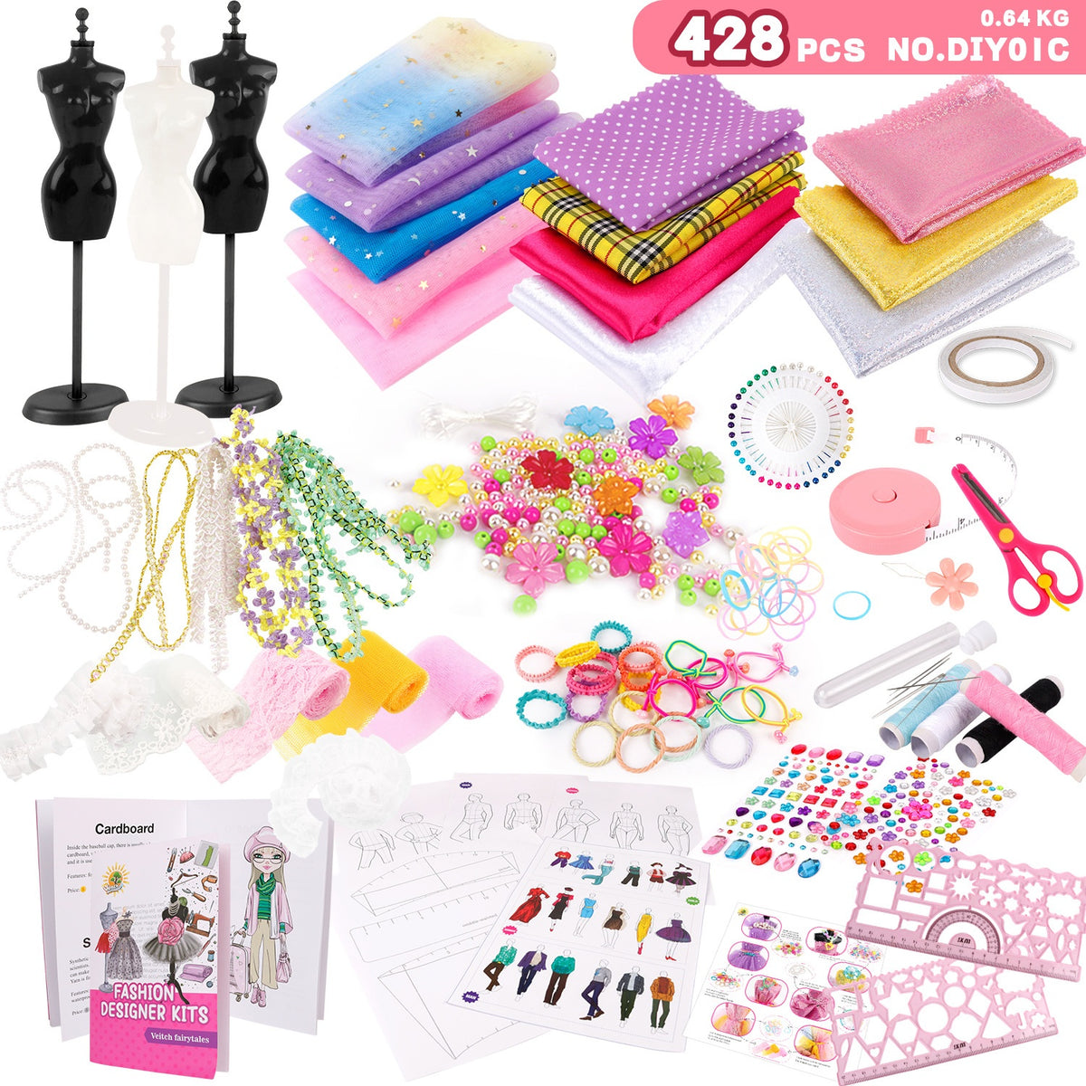 PERA FASHION Children’s Craft Materials Toy Fabrics Sewing Craft Kits