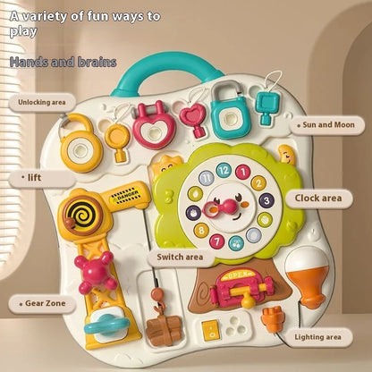 PERA FASHION Infant Montessori Unlocking Busy Board
