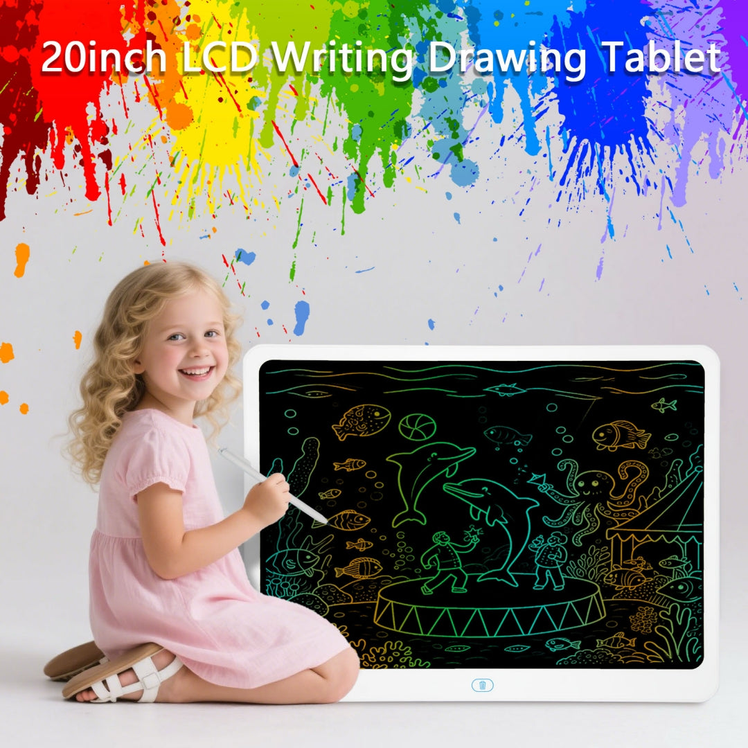 PERA FASHION 20-Inch LCD Writing Tablet for Kids